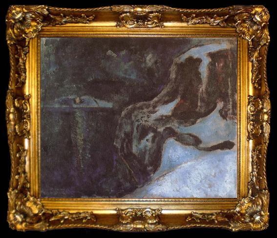 framed  Edvard Munch Seascape, ta009-2
